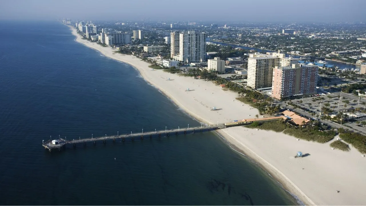 Pompano Beach Pier and the A1A corridor