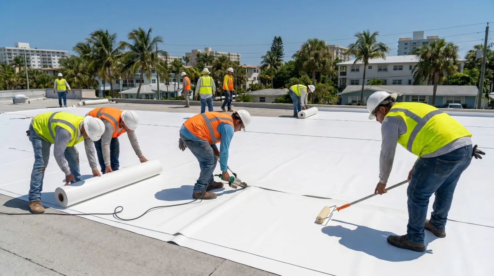 Johns Manville Commercial Roofing in Pompano Beach, FL